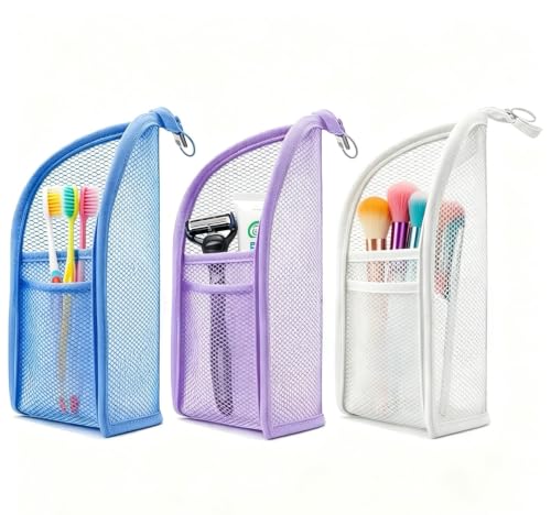 Portable Standing Toiletry Bag - Waterproof Travel Organizer for Men & Women