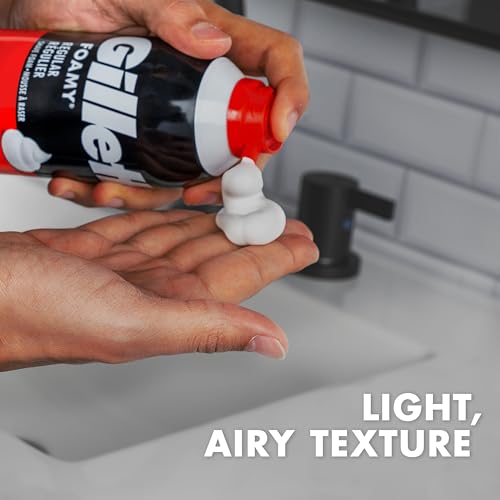 Gillette Foamy Classic Shave Foam - 14.9 Oz Pack of 1 - Men’s Shaving Cream