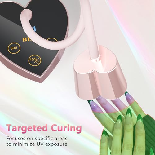 BETE Mini UV Nail Lamp - 30W Cordless Gooseneck Nail Dryer
