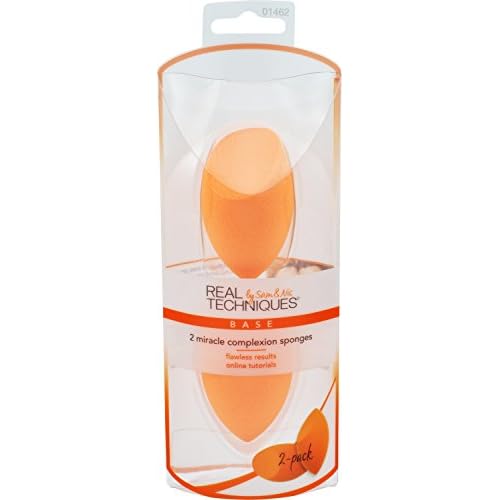 Miracle Complexion Sponge Duo - 1462 by Real Techniques for Women - 2 Pc Sponge