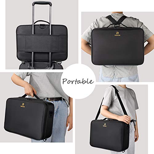 Relavel Makeup Case Large Bag Professional Train 16.5 inches Travel