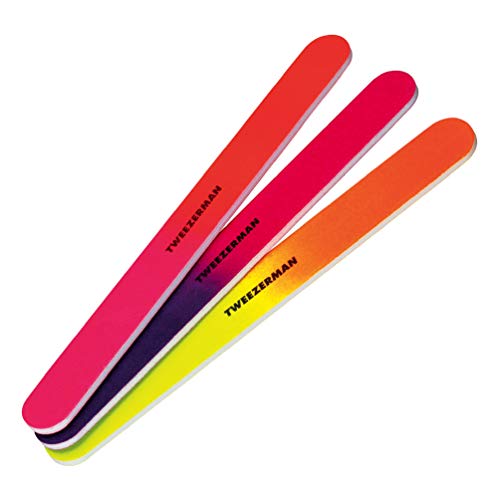 Professional Nail Files Pack of 3 - Dual-Sided Grit for Perfect Shaping