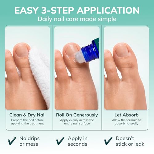 Swissklip KlearNail Roll-On Toenail Stick for Discolored & Brittle Nails