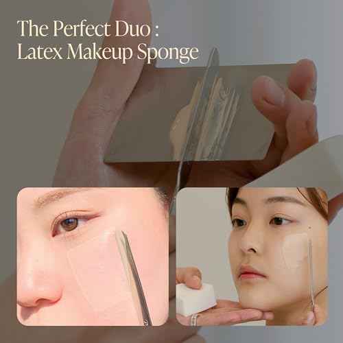 Piccasso Latex Square Makeup Sponges 6P ? High Elastic Face Sponges for Foundation, Soft Square Sponges for Makeup, Perfect for Detailed Coverage & Smooth, Seamless Application