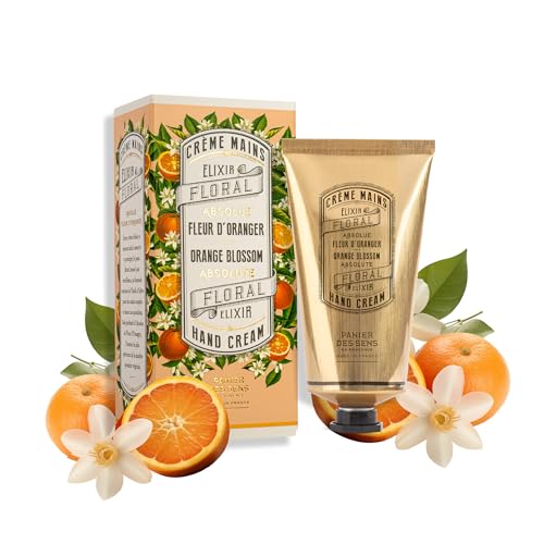 Panier des Sens Orange Blossom Hand Cream for Dry Skin - 97% Natural, 2.5 fl oz
