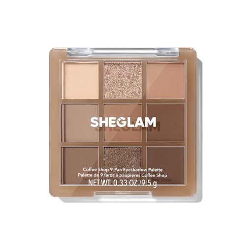 SHEGLAM 9-Color Eyeshadow Palette - Matte & Shimmer