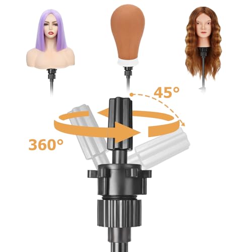 Adjustable Mannequin Head Stand | Wig Display Tripod