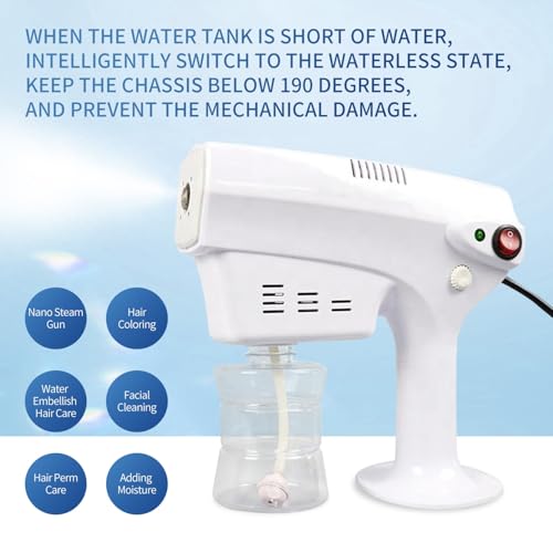Portable Nano Steam Gun Hair Care Sprayer Micro Mist Machine Spray Gun Facial Steamer