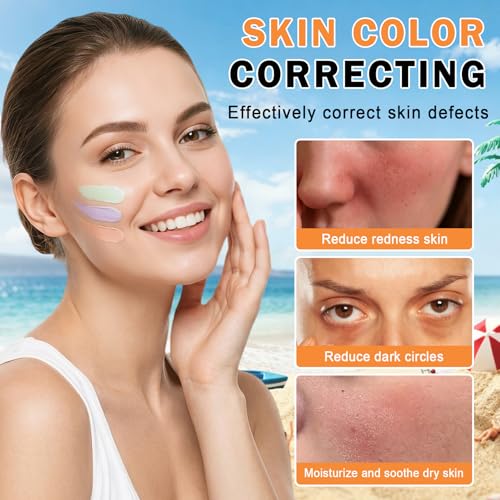 3-in-1 Color Correcting Primer SPF 50 with Sponge