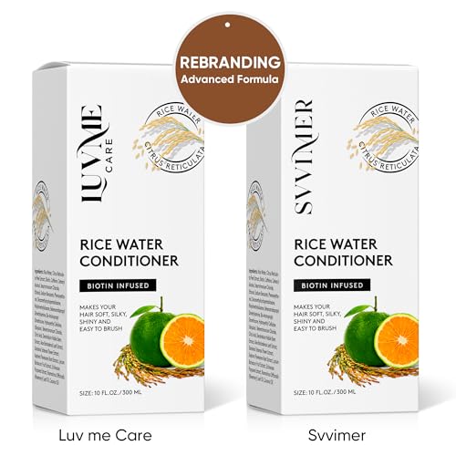 Svvimer Rice Water Hair Growth Conditioner 10oz - Biotin & Thickening