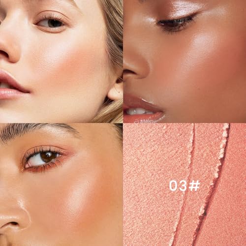Marbled Blush Powder – Shimmery, Long-Wear Pigmented Cheek Color