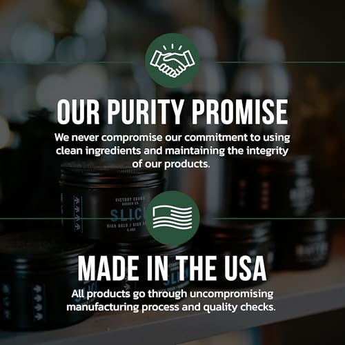 Victory Crown Paste Pomade - Medium Hold & Natural Shine, 3.4 oz