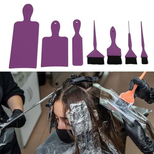 Balayage Highlighting Board Kit with 3 Paddles & 4 Brushes