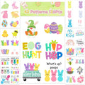 Easter Temporary Tattoos 126 Pcs - Kids & Adults Party Favors