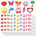 Hawaiian Tanning Stickers 500 Pcs - Self-Adhesive Body Stickers