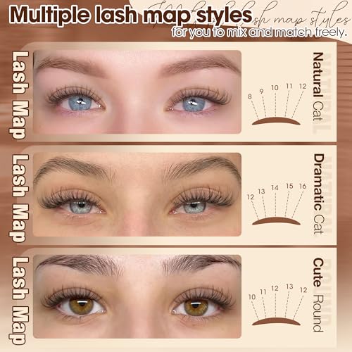 Spider Lash Clusters 8-16MM Wispy Eyelash Extensions