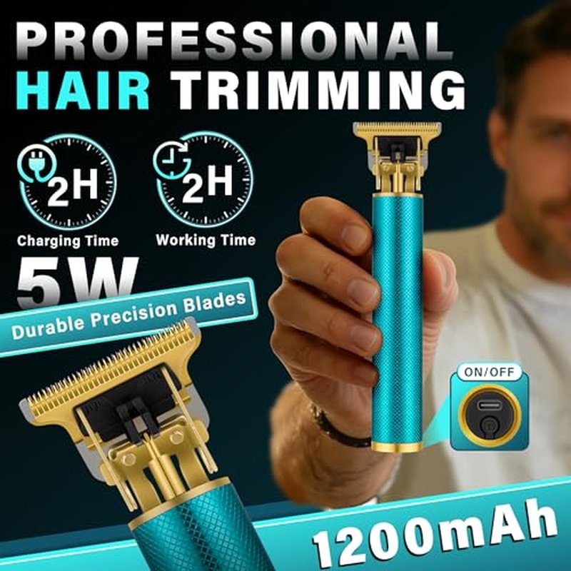 LQT 5-in-1 Cordless Hair Clipper & Grooming Kit with LED Display