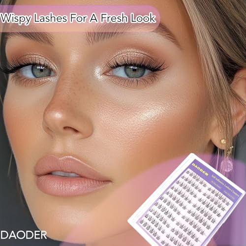 Self Adhesive Eyelash Clusters - 10-12mm Wispy Lashes No Glue
