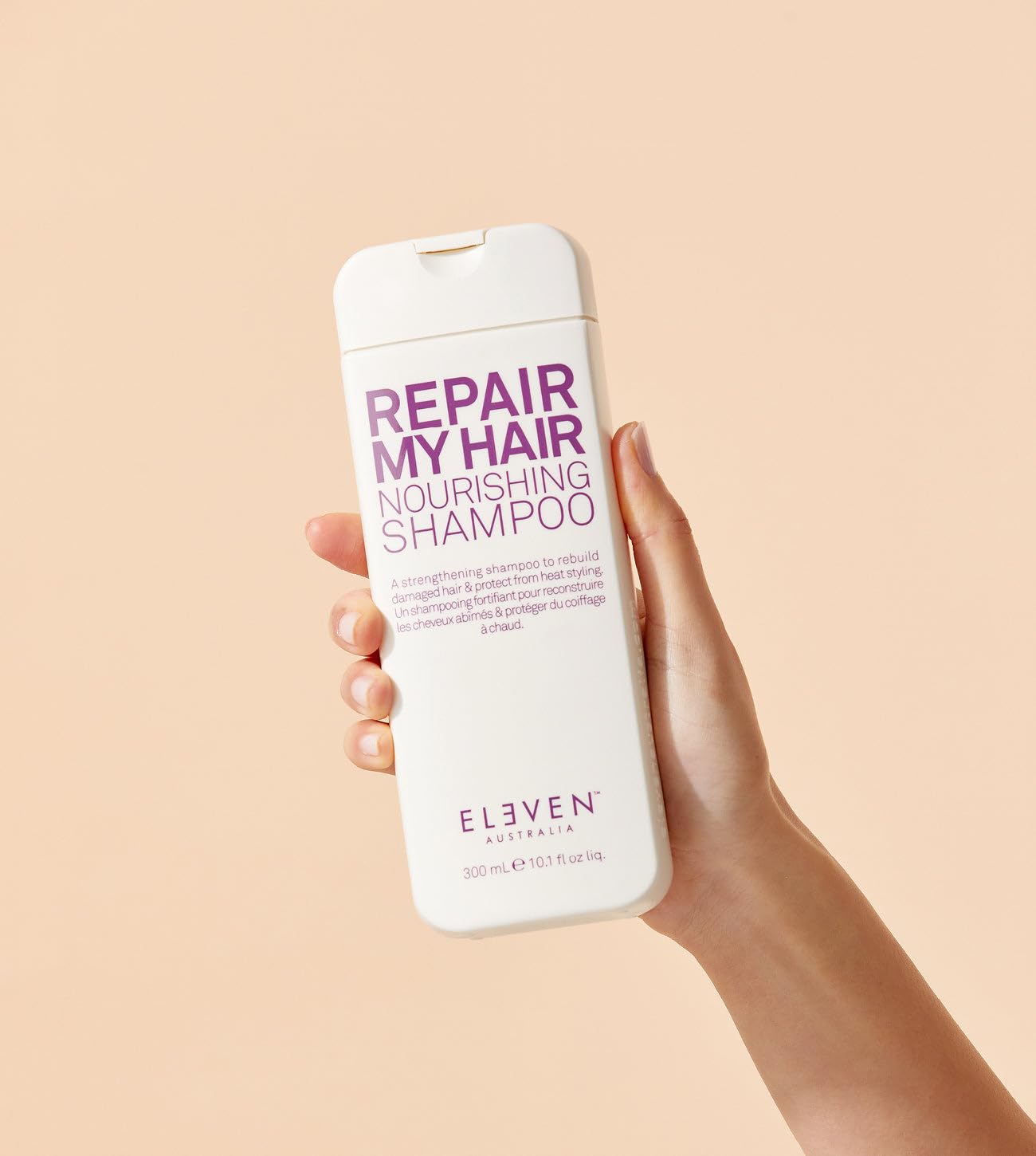 ELEVEN AUSTRALIA Repair My Hair Nourishing Shampoo Rebuild Damaged Hair & Protect From Heat Styling - 10.1 Fl Oz