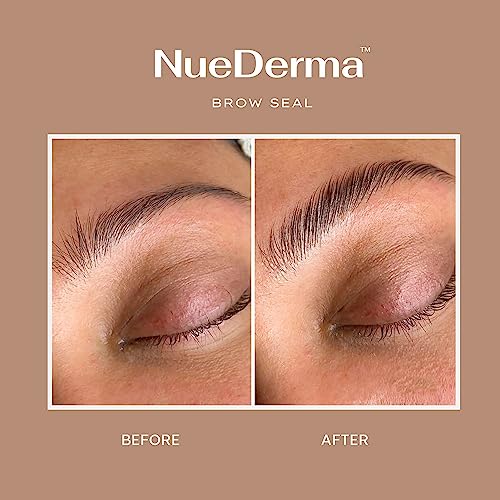 Brow Seal with Castor Oil - Clear Eyebrow Gel, Waterproof Eyebrow Makeup, Styling Wax for Feathered & Fluffy Brows - 1 OZ