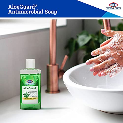 Clorox Healthcare AloeGuard Soap 4 Ounces Mini Hand Soap for Clean Hands on the Go, Aloe Vera Infused Hand Soap for Everyday Use to Keep Hands Clean, 4 oz Handsoap