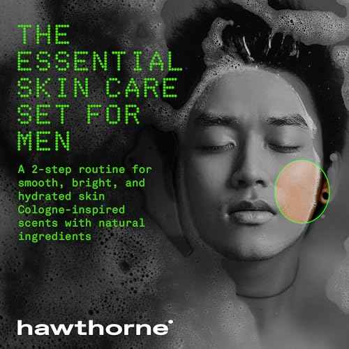 Hawthorne Everyday Men¡¯s Skin Care Kit. Men¡¯s Facial Care Kit with Face Wash Cleanser and Face Moisturizer Daily Face Routine For Men. Natural, Non-Toxic, Paraben Free, Phthalate Free. 4 Fl. Oz. Each.