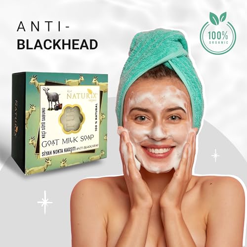 Goat Milk Organic Bar Soap Moisturizing Soap Made from Natural Oil | Hair Hand Face Body Bath Wash | Skin Care Cleanser Shampoo