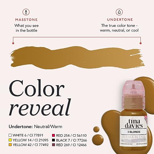 Tina Davies I Love Ink Blonde Eyebrow Pigment - 1/2oz