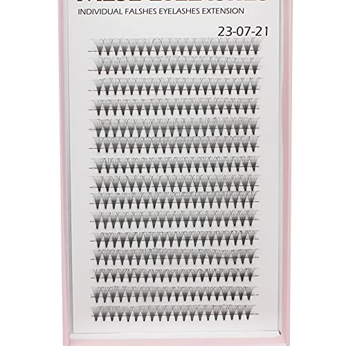Bodermincer Lashes 10D D Curl 300pcs Large Pack Premade Russian Volume Fans Mink Eyelashes Lash Pre made Eyelash Extensions Supplies (17mm)