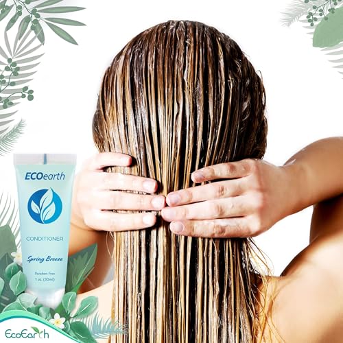 EcoEarth Travel Shampoo and Conditioner Set, 1 fl oz (100 Pieces)