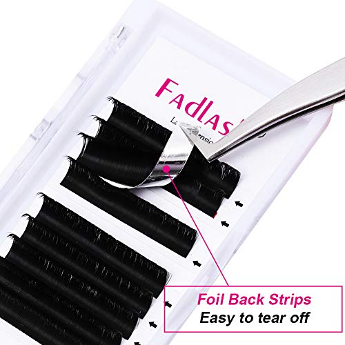 Eyelash Volume Extensions FADLASH Easy Fan 3D~10D Self Fanning Eyelash Extensions 0.05 0.07mm Easy Fanning Volume Lashes 8-20mm Length (0.05-D, 14mm£©