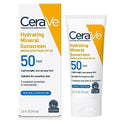 CeraVe Mineral Sunscreen SPF 50 Face - Zinc Oxide & Titanium Dioxide