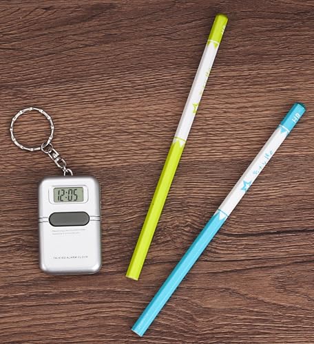 Talking Clock Keychain for Visually Impaired - Gray