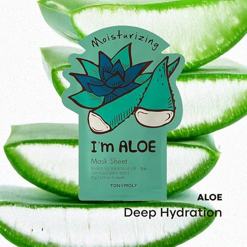 TONYMOLY I¡¯m Real Sheet Mask Gift Set, Korean Skincare Face Masks for Hydrating & Soothing Skin, Birthday & Valentine¡¯s Day Gifts for Women