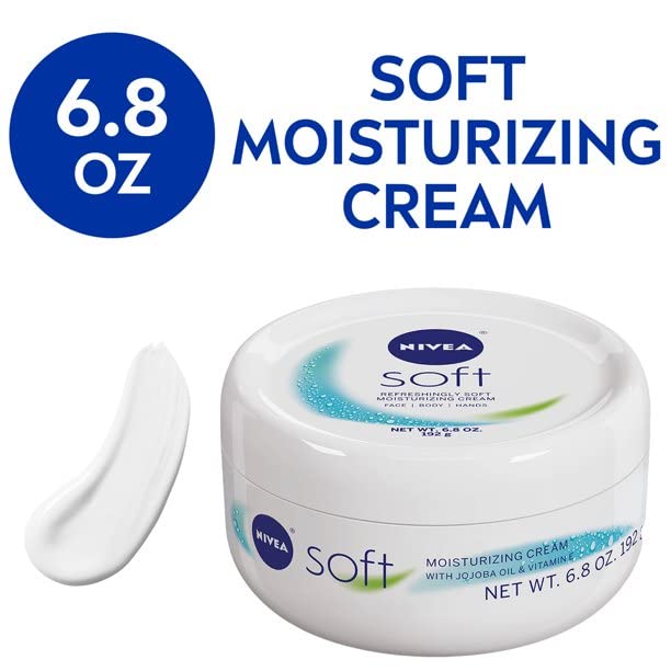 Nivea Soft Body Creme - 6.8 Ounce (Pack of 2)