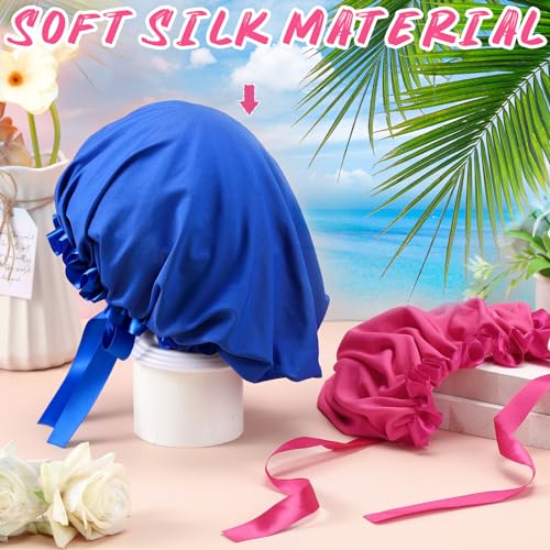4 Pcs UV Protection Tanning Face Cover Bonnet Cap Set Tanning Mask and Hair Cap Protective Bonnet for Women