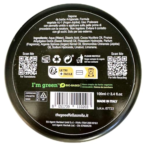 The Goodfellas' smile, Sea Citrus Shave Soap and Aftershave Splash Bundle, Made in Italy