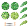 St. Patrick's Day Body Glitter Gel Set - 4 Colors Face Hair Makeup