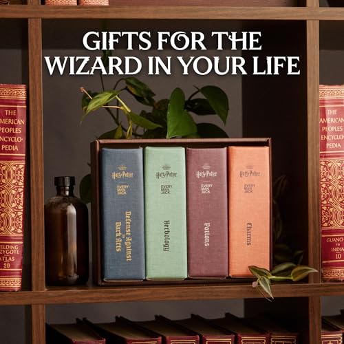 Every Man Jack Harry Potter Collectors Body Wash Gift Set - Includes 4 Body Washes with Clean Ingredients & Hogwarts Inspired Scents - Forbidden Forest, Charms, Herbology, Potions