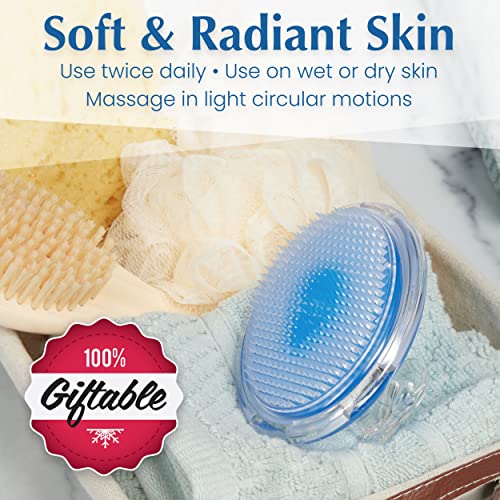 Dylonic Exfoliating Body Scrub Brush - Razor Bump & Ingrown Hair Solution