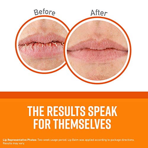 O'Keeffe's Unscented Lip Repair Lip Balm for Dry, Cracked Lips, Stick, (Pack of 8)