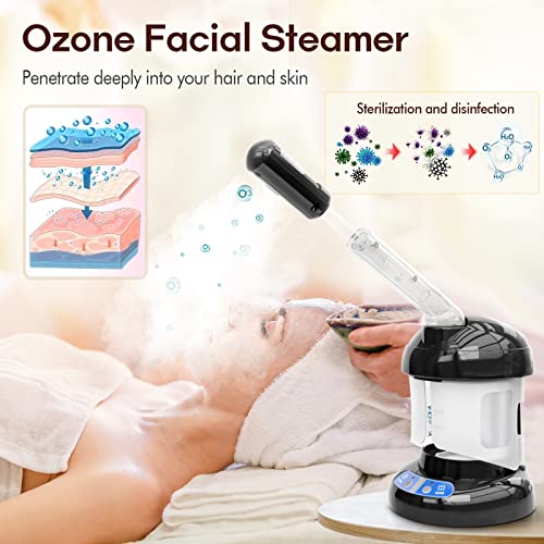 2-in-1 Hair & Facial Steamer with Ozone | Kingsteam