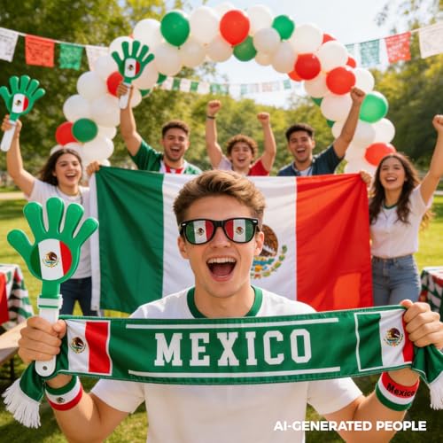 Soccer Fan Kit - 6PCS Football Accessories for Game Day
