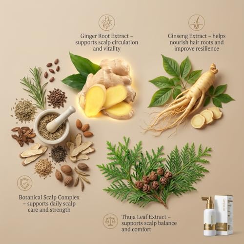 Hair Growth Scalp Tonic with Ginger & Ginseng 50ml