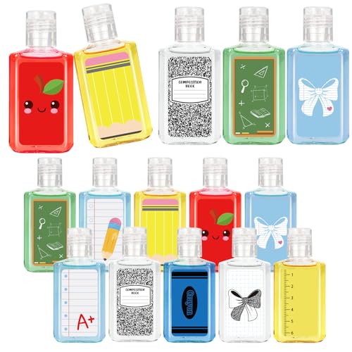 50 Pcs Back to School Mini Hand Sanitizer 1fl Oz - Fun Designs