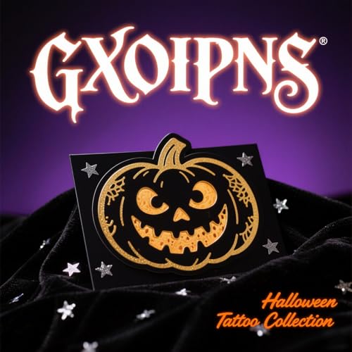 Halloween Temporary Tattoos for Kids - 6 Sheets