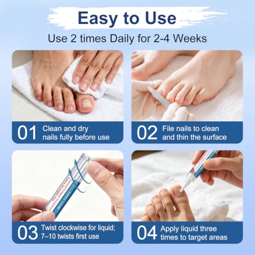 Toenail Fungus Treatment Pen 25% Undecylenic Acid - 6 Pack