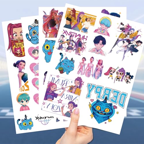 Demon Movie Hunters Temporary Tattoos for Kids 99pc
