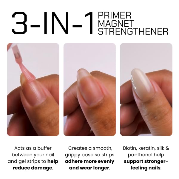 Kijibae Nail Primer for Gel Strips – Quick Dry Matte 10ml