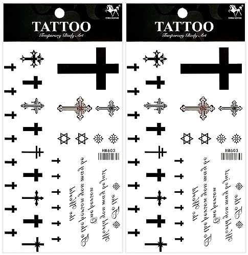 Waterproof Temporary Tattoos - Realistic Design 2 Pack